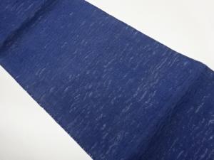 すくい織抽象曲線模様織出し開き名古屋帯（額縁仕立て）